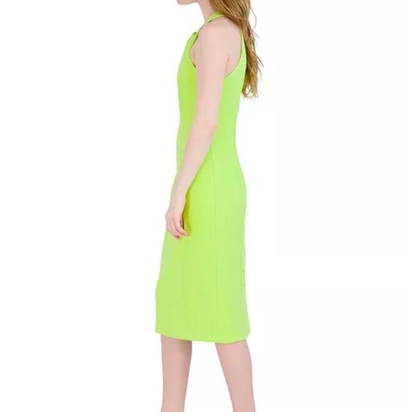 Bright Yellow Halter Dress - Picture 3 of 12